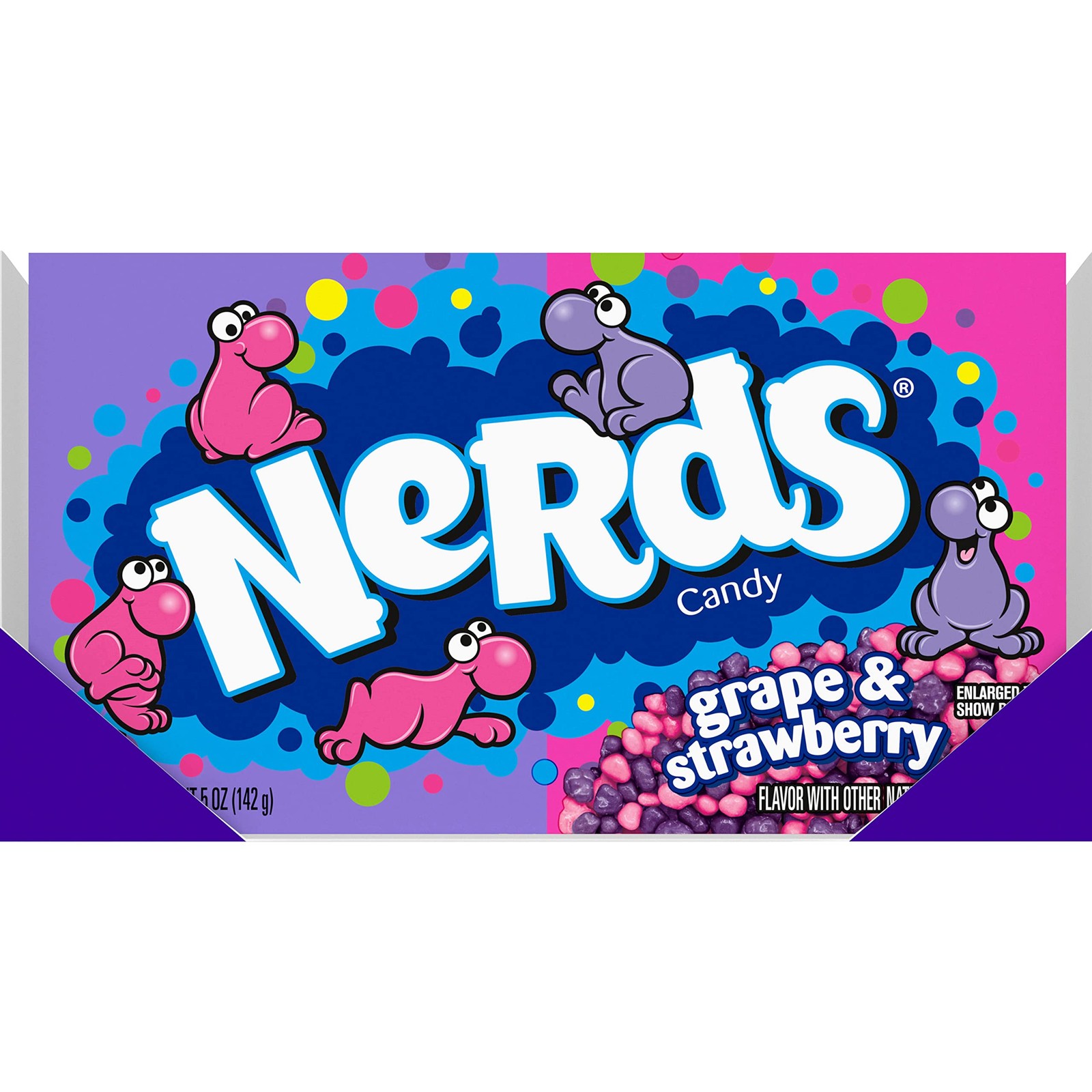 Nerds Grape Strawberry Candy 5 Ounce Pack Of 12 Classic Theater Box Treats