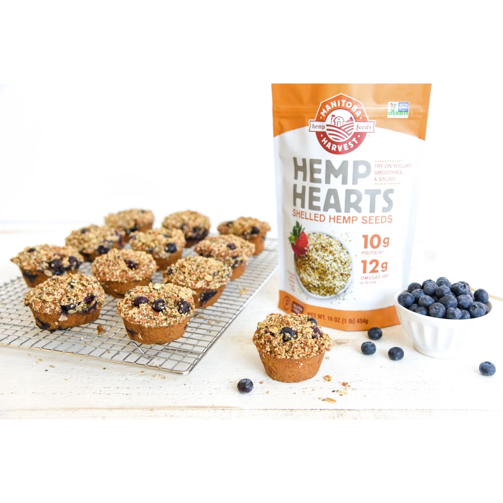 Manitoba Harvest Hemp Hearts Shelled Hemp Seeds, 16Oz, 10G Plant Based Protein