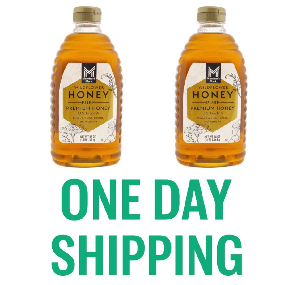 2 pack Member’s Mark Wildflower Pure Premium Honey, 48 oz.