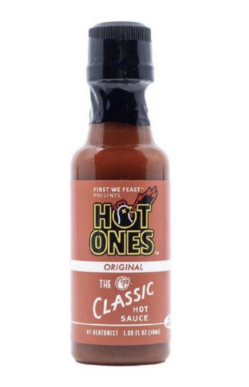 Hot Ones Original Classic Hot Sauce – Mild, 1.69oz Bottle – Traveler Size