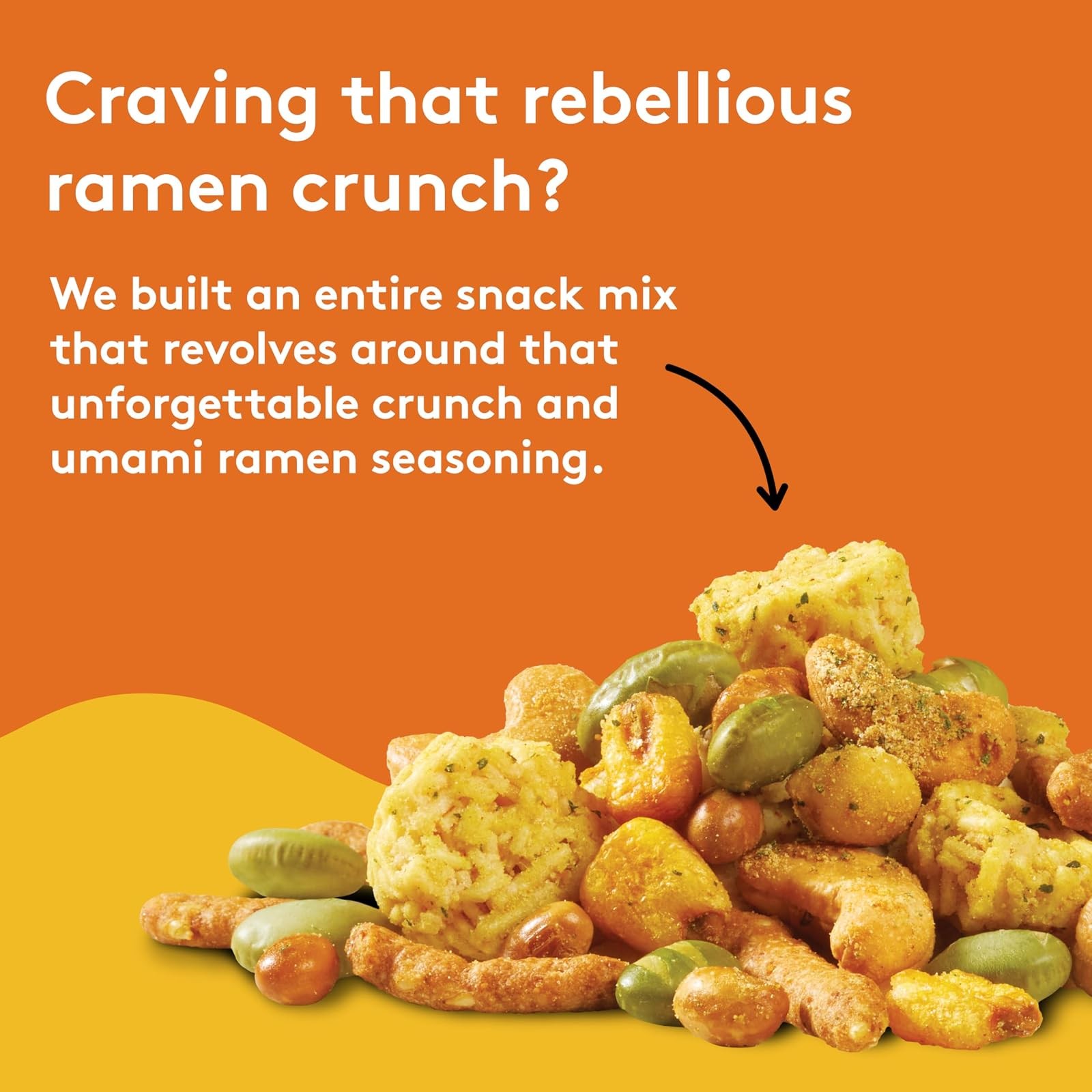 Snak Club Ramen Flavored Snack Mix 8 oz Resealable