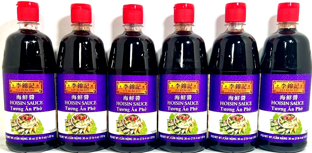 Lee Kum Kee Hoisin Sauce (Tuong An Pho) 36oz (Pack of 6)~Made In USA~5/10/2027