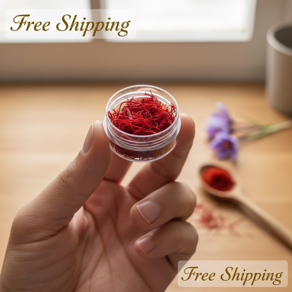 1 Gram Pure Red Saffron Threads – Premium Grade A+ – All Natural Spice – 1g