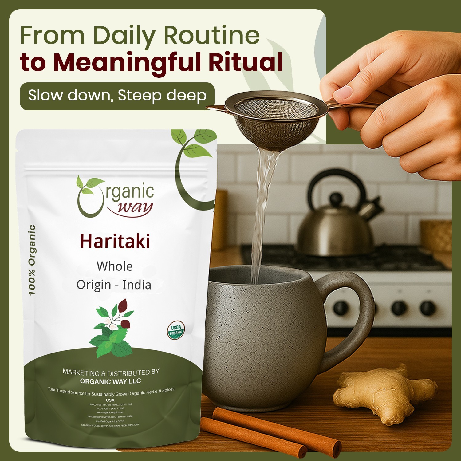 Organic Way Haritaki whole