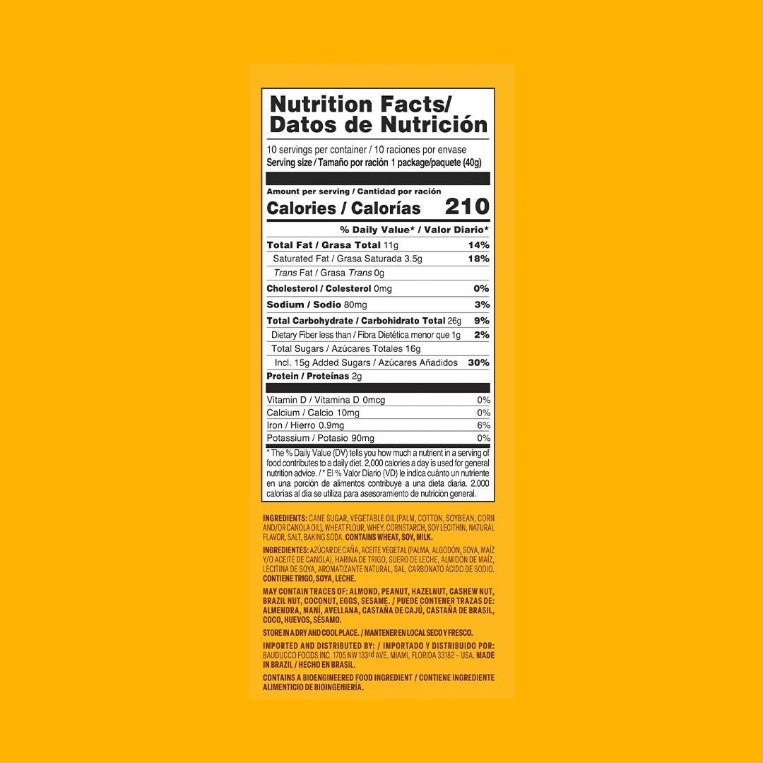 Bauducco Chocolate & Vanilla Wafer Cookies – Convenient 20 Count(Pack of 1)