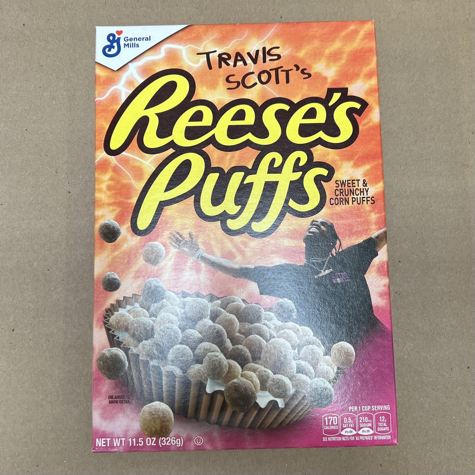 SPECIAL EDITION TRAVIS SCOTT’S REESE’S PUFFS CEREAL REESES SCOTT CACTUS JACK