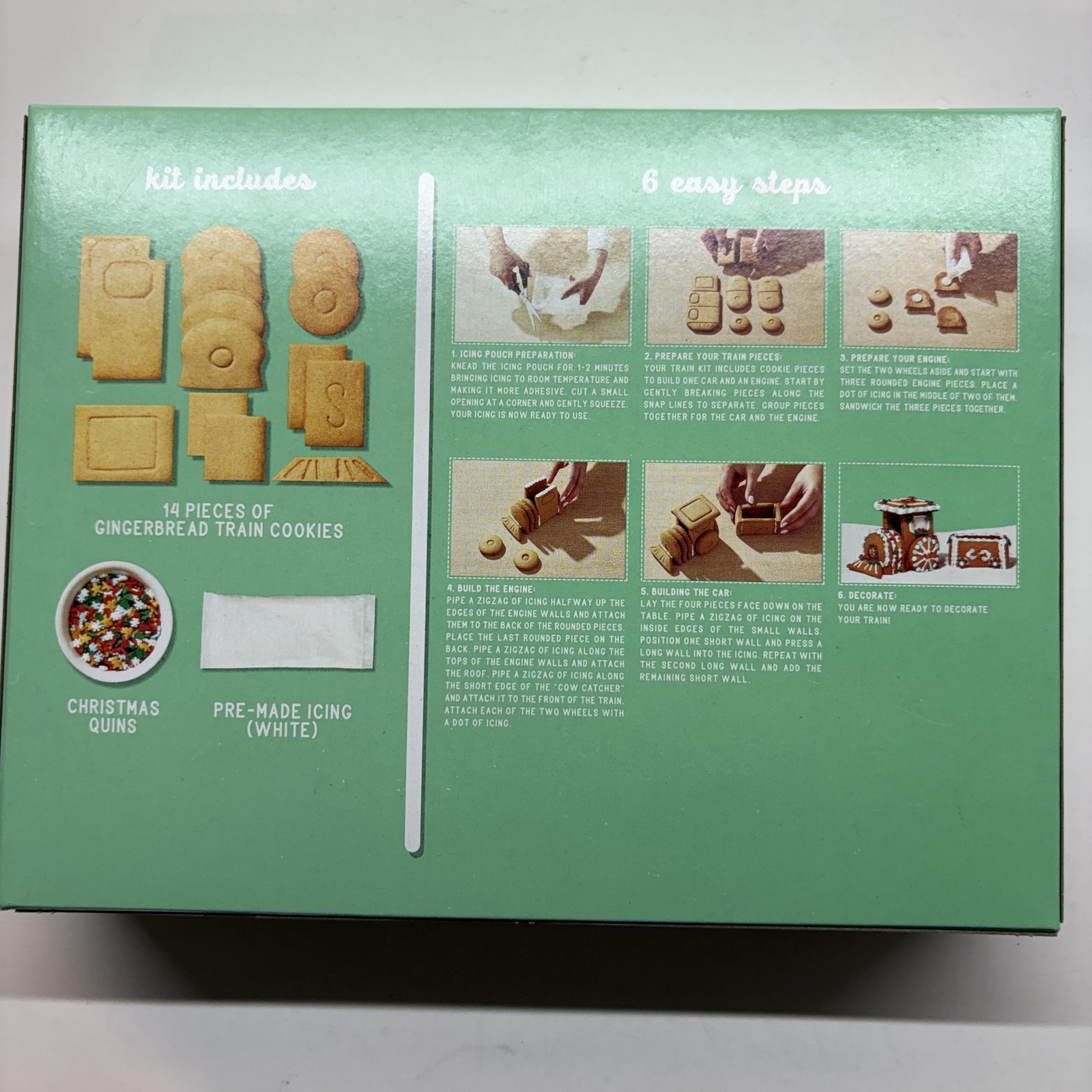 Create A Treat Gingerbread Train Cookie Kit 10.1oz Nut Free Peanut Free Exp 2026