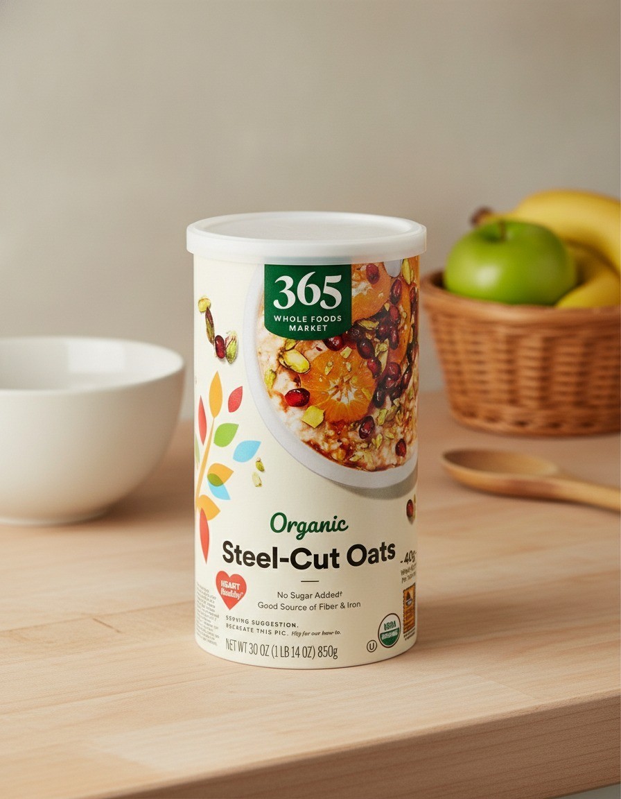 Organic Steel Cut Oats, 30 Ounce