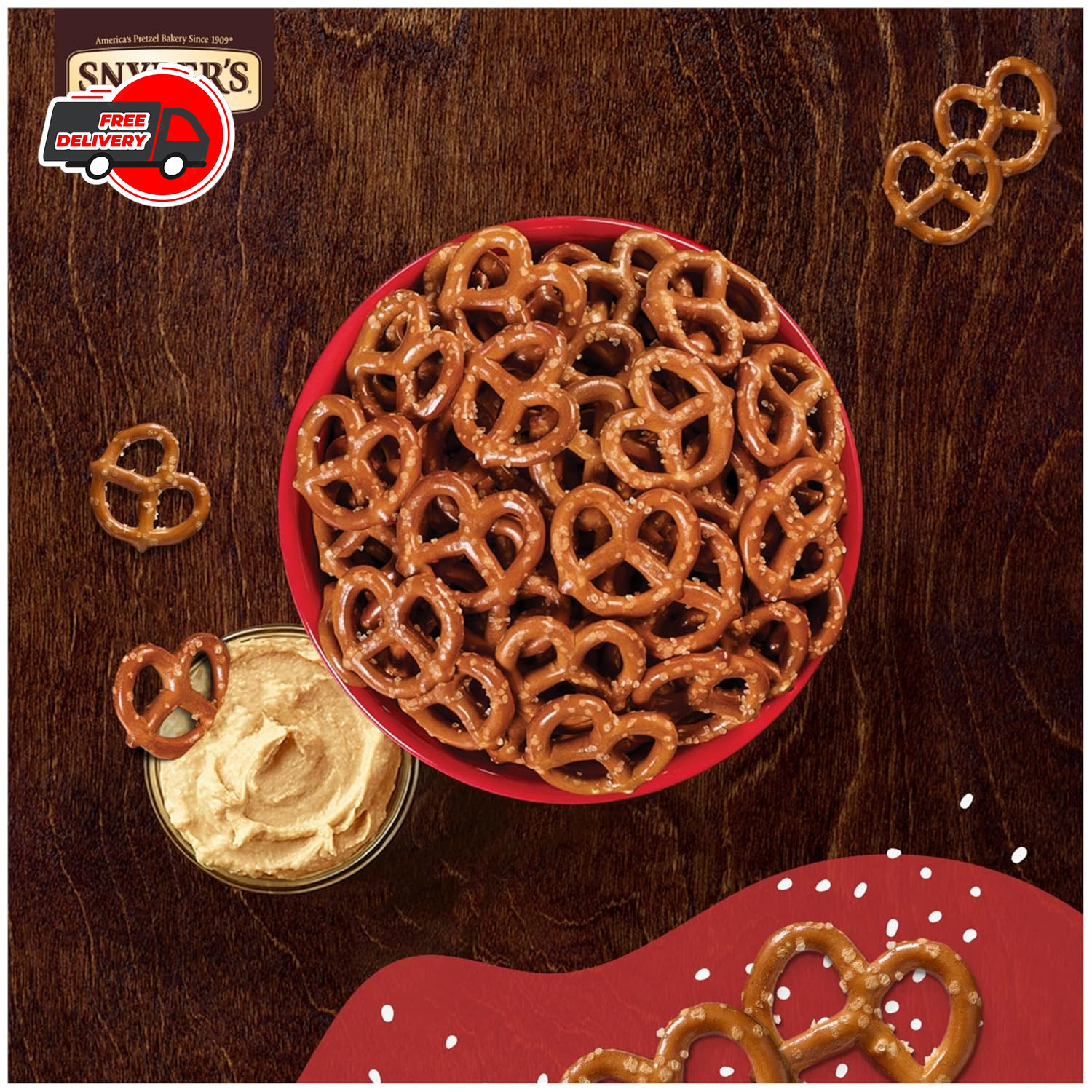 Snyder’s of Hanover, Gluten Free Mini Pretzels, 8 Oz Bag