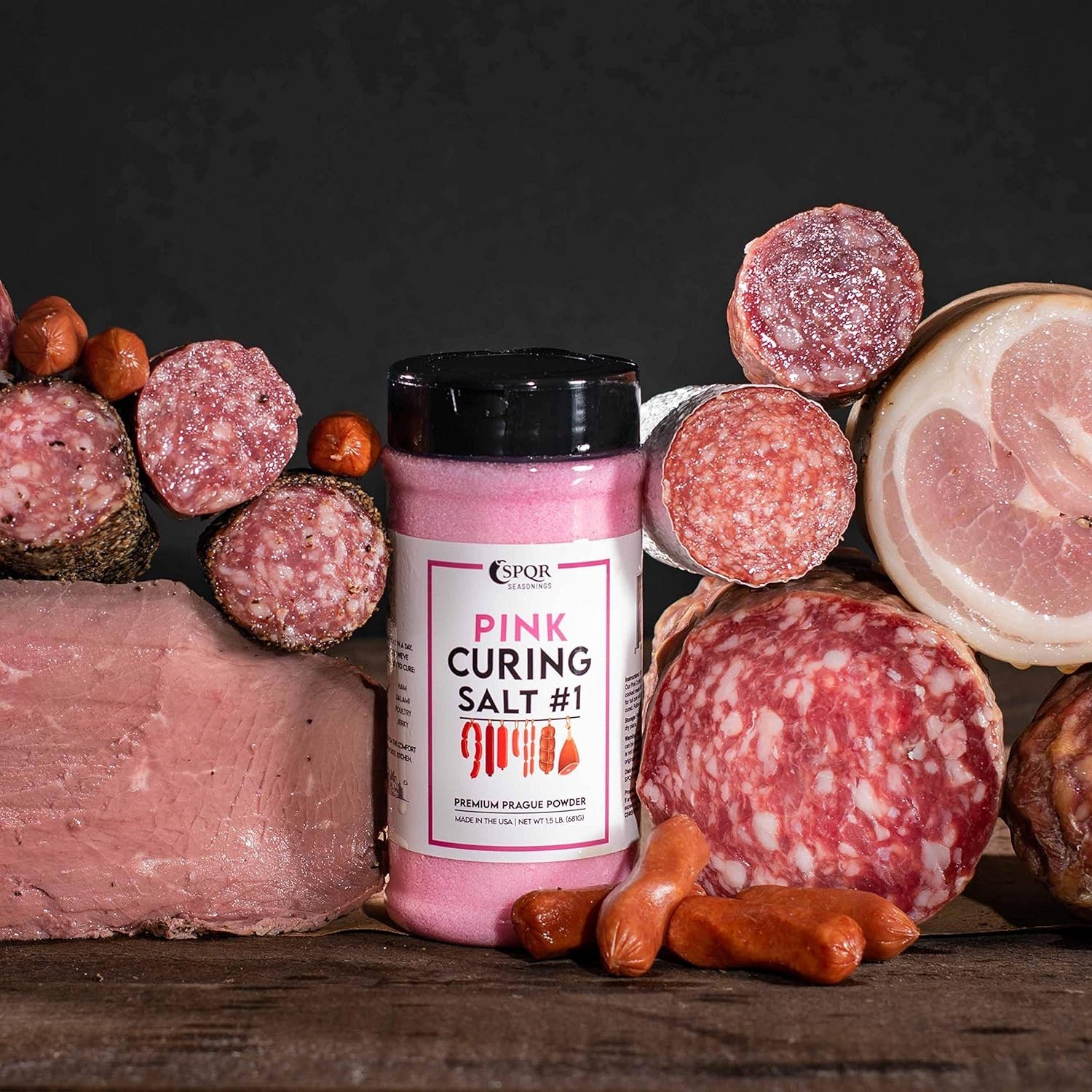 Curing Salt , Quick Cure Prague Powder 24 oz – Ideal for Sausages and Bacon