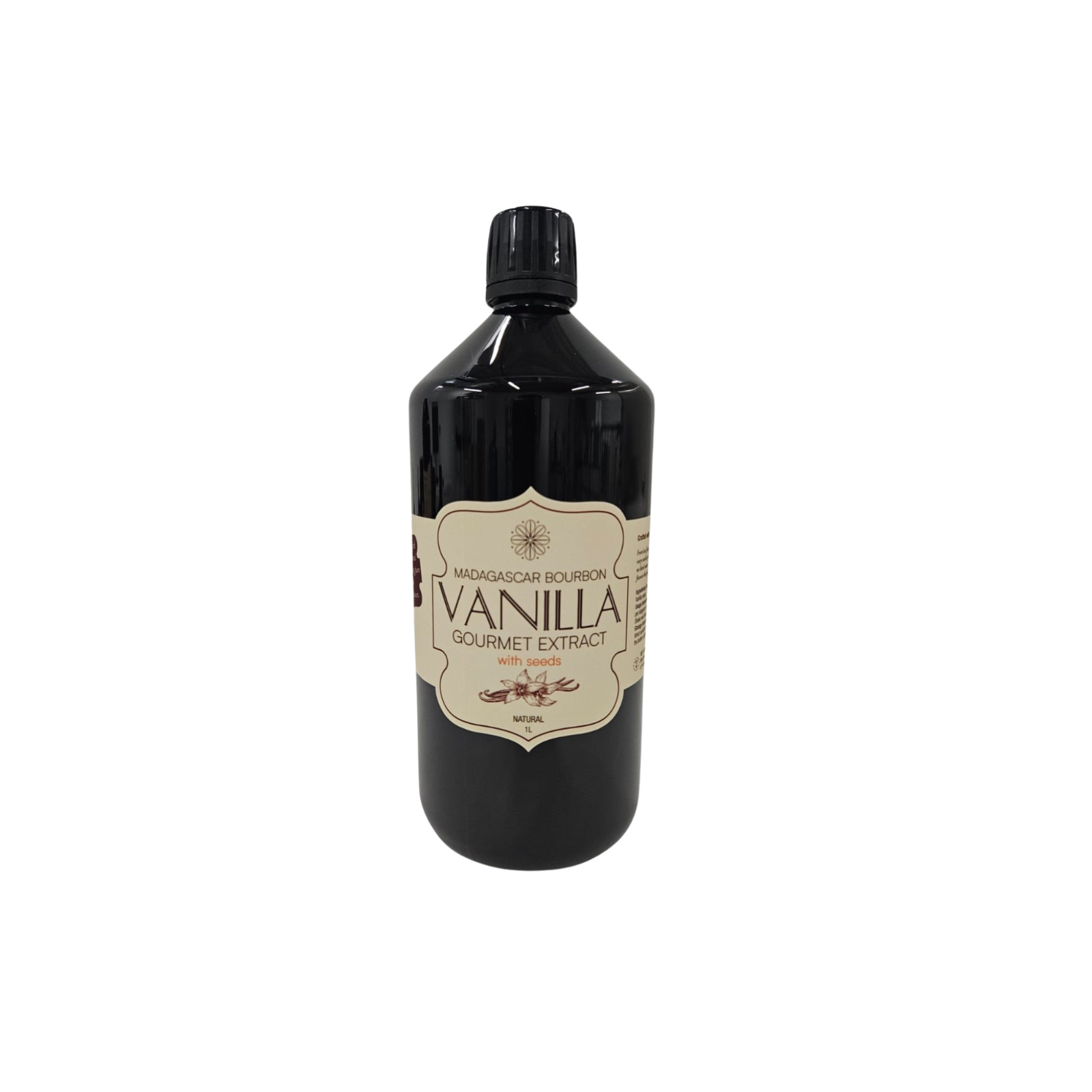 Bourbon Vanilla Gourmet Extract with seeds – 1L (33.814 fl oz)