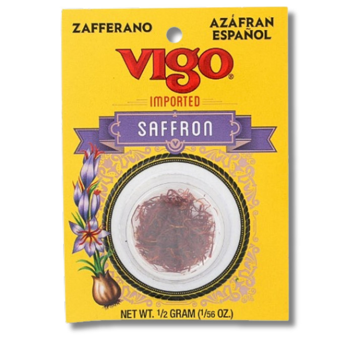 Vigo Imported Saffron 0.5 Gram 1/56 oz Premium Saffron Spice Exp 05/2027