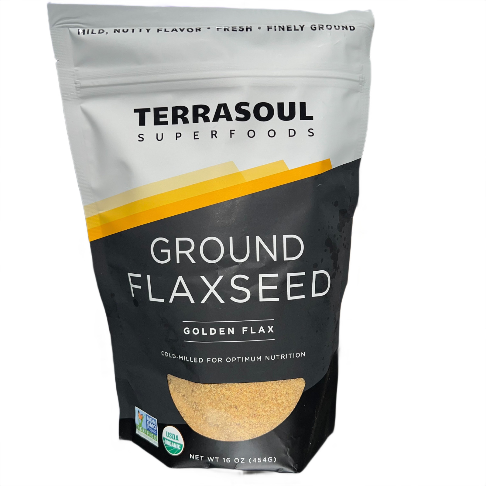 Organic Ground Flax Seeds 16 oz Finely Ground Smooth Texture BB 05/27 NEW