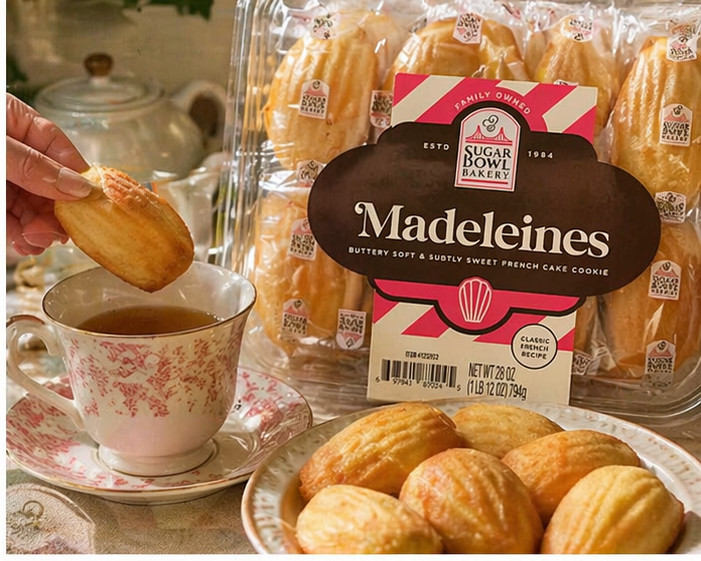 4PACK Sugar Bowl Bakery Madeleine Cookies 1 oz Each 28-Count, Kosher Certified