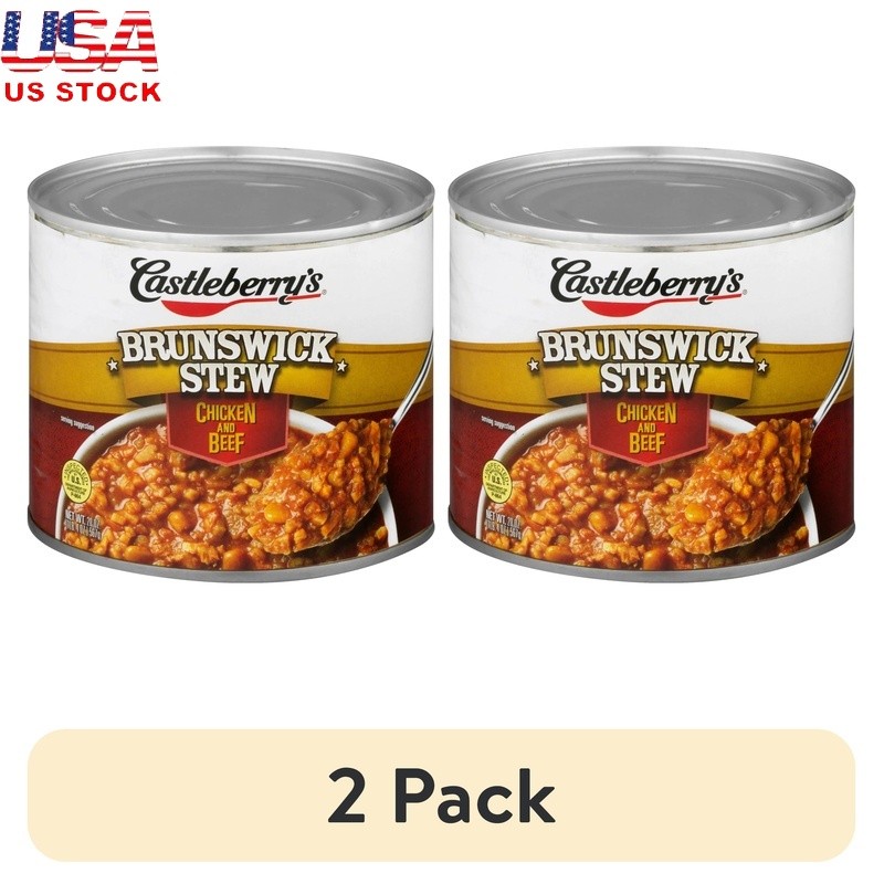 Hearty Brunswick Stew Chicken Beef Ready to Heat Savory Meal Quick Lunch Dinner