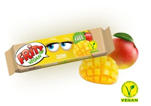 10 x Fritt VEGAN MANGO – Dissolvable Chewing Gum 10 x 56g / 1.97oz