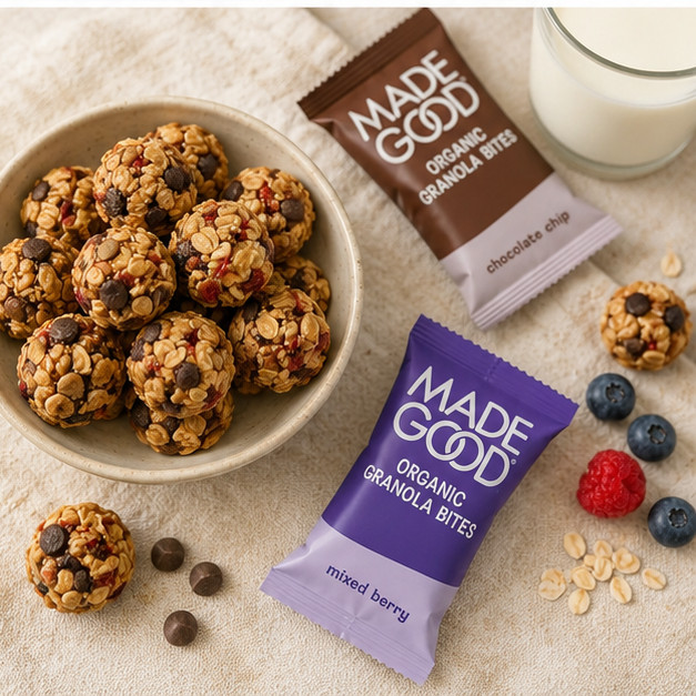 3-Pack MadeGood Organic Granola Minis, Variety Pack, 0.85 oz, 24-count