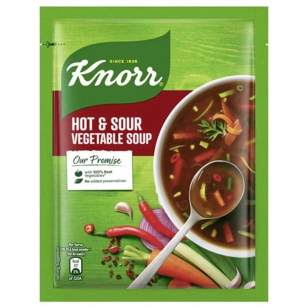 New Knorr Cup A Soup Hot & Sour Veg Ready in one Minute – 43 Gram