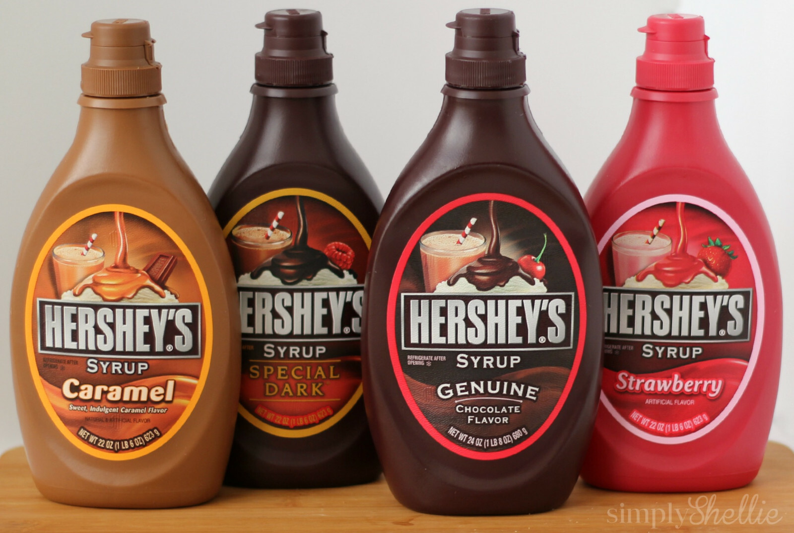 HERSHEY’S Syrup, 22-24 oz. Caramel, Chocolate, Special Dark, Strawberry (select)