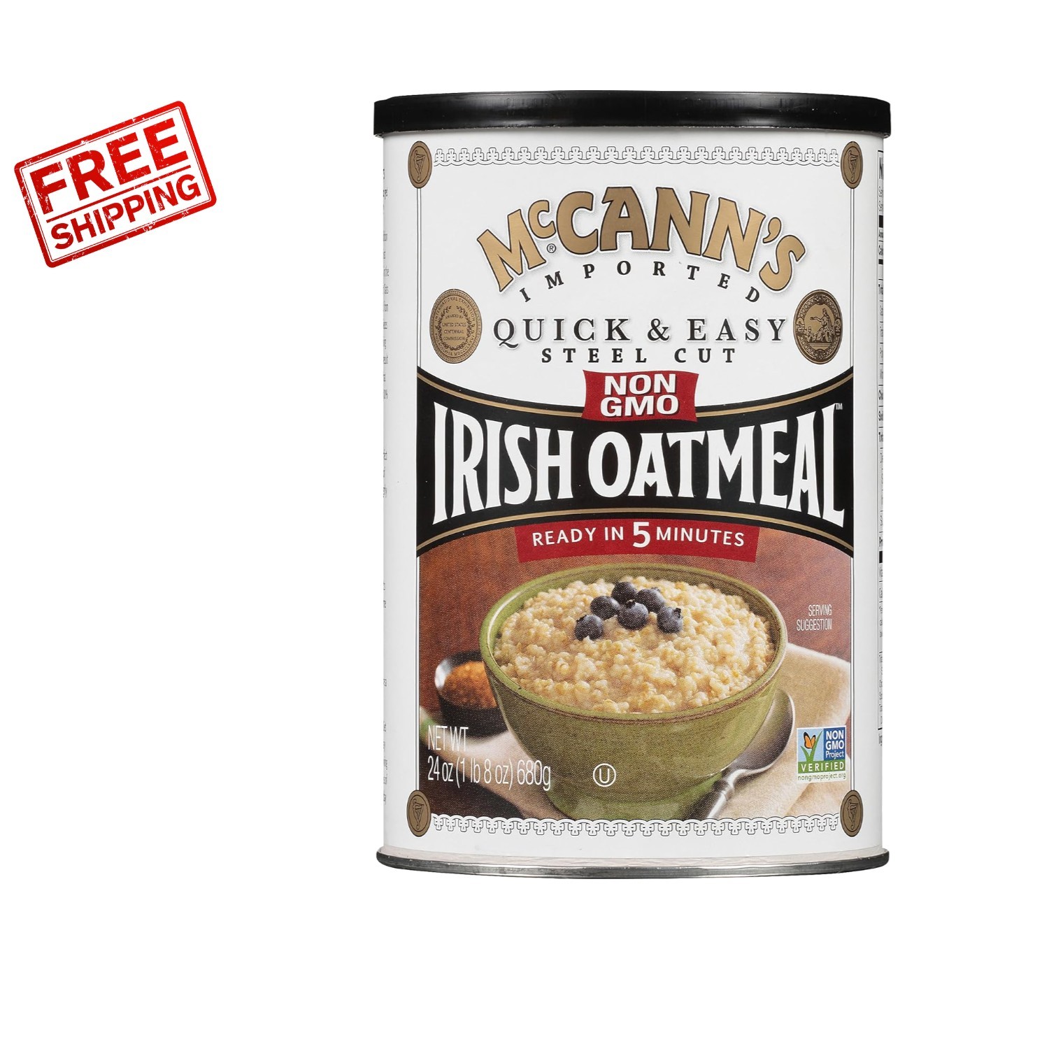 McCann’s Quick & Easy Steel Cut Oats, 24 Ounce – Authentic Irish Breakfast