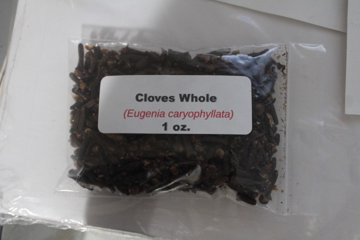 1 oz. Cloves Whole (Syzygium Aromaticum)
