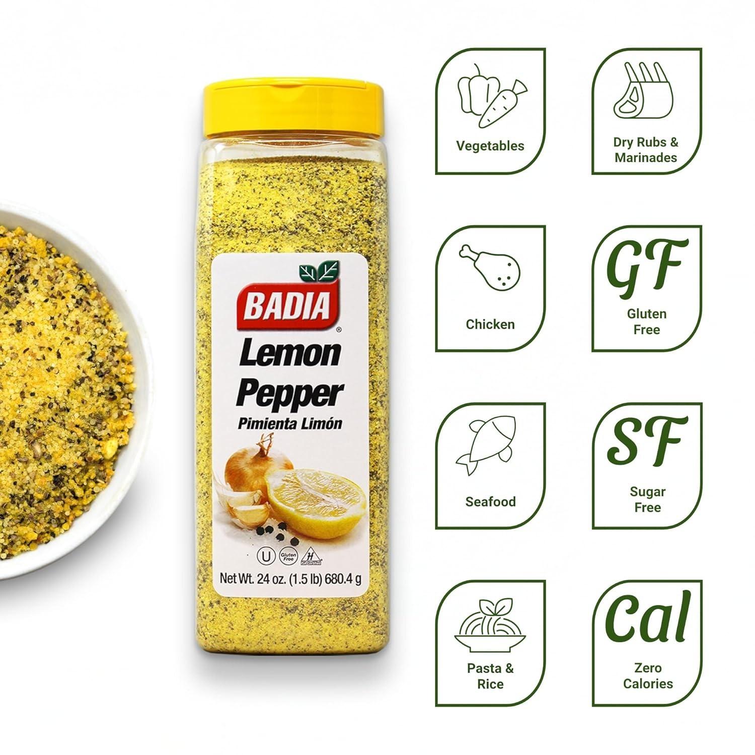 Citrus Lemon Pepper, 24 oz – Chicken, Seafood & Veggies