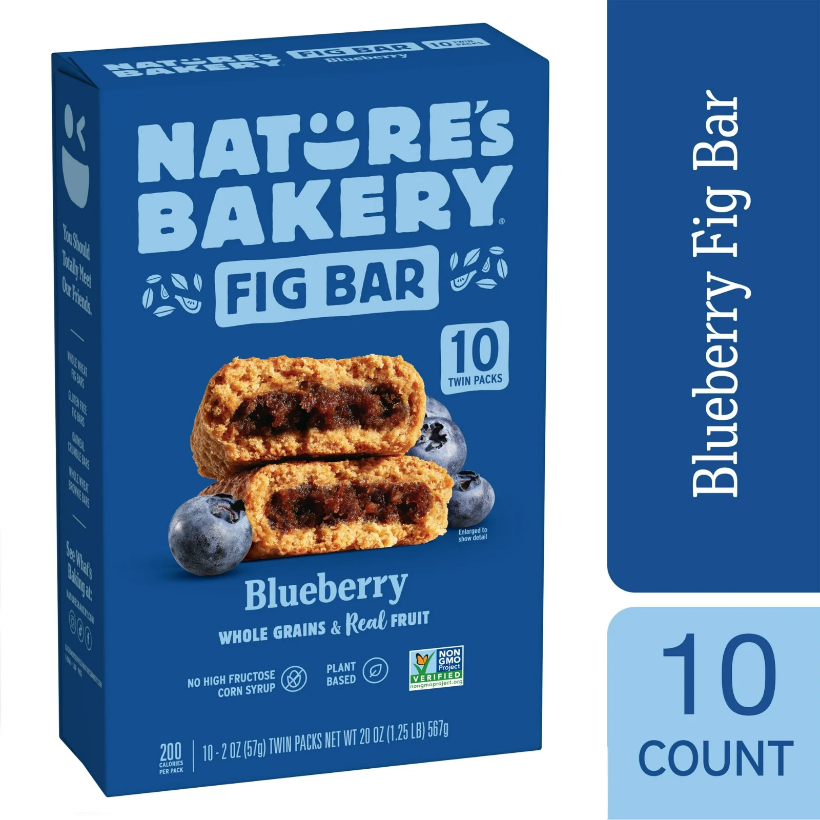 Nature’s Bakery, Blueberry Fig Bars, 10 Twin Packs, 2 oz Each