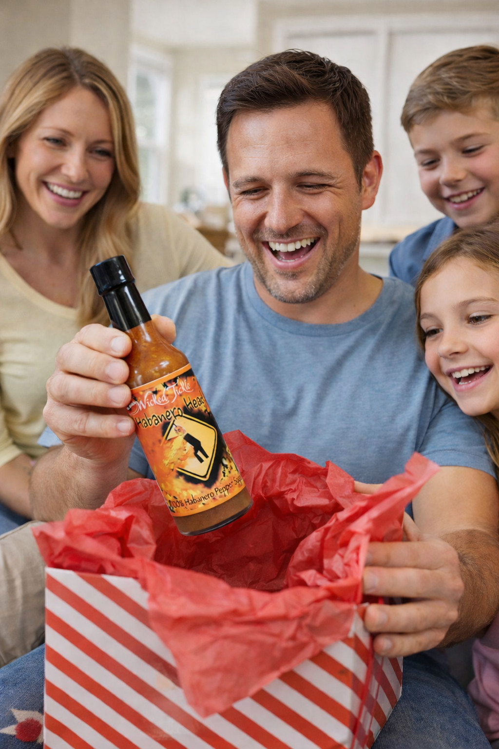 Habanero Hot Sauce All Natural Sauce Wicked Tickle Habanero Head