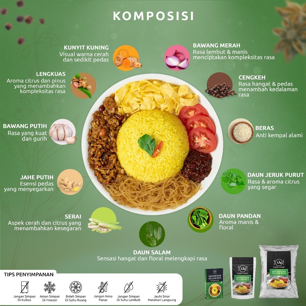 Yellow Rice Seasoning Spice Blend No MSG Sweet Heat Swicy Street Flavors Global