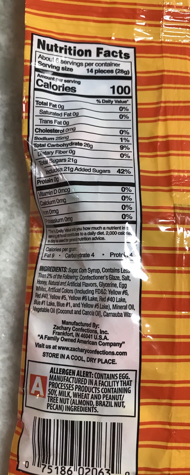 Zachary Mello Creme – CANDY CORN (6oz bag) Made W/Real Honey See Below