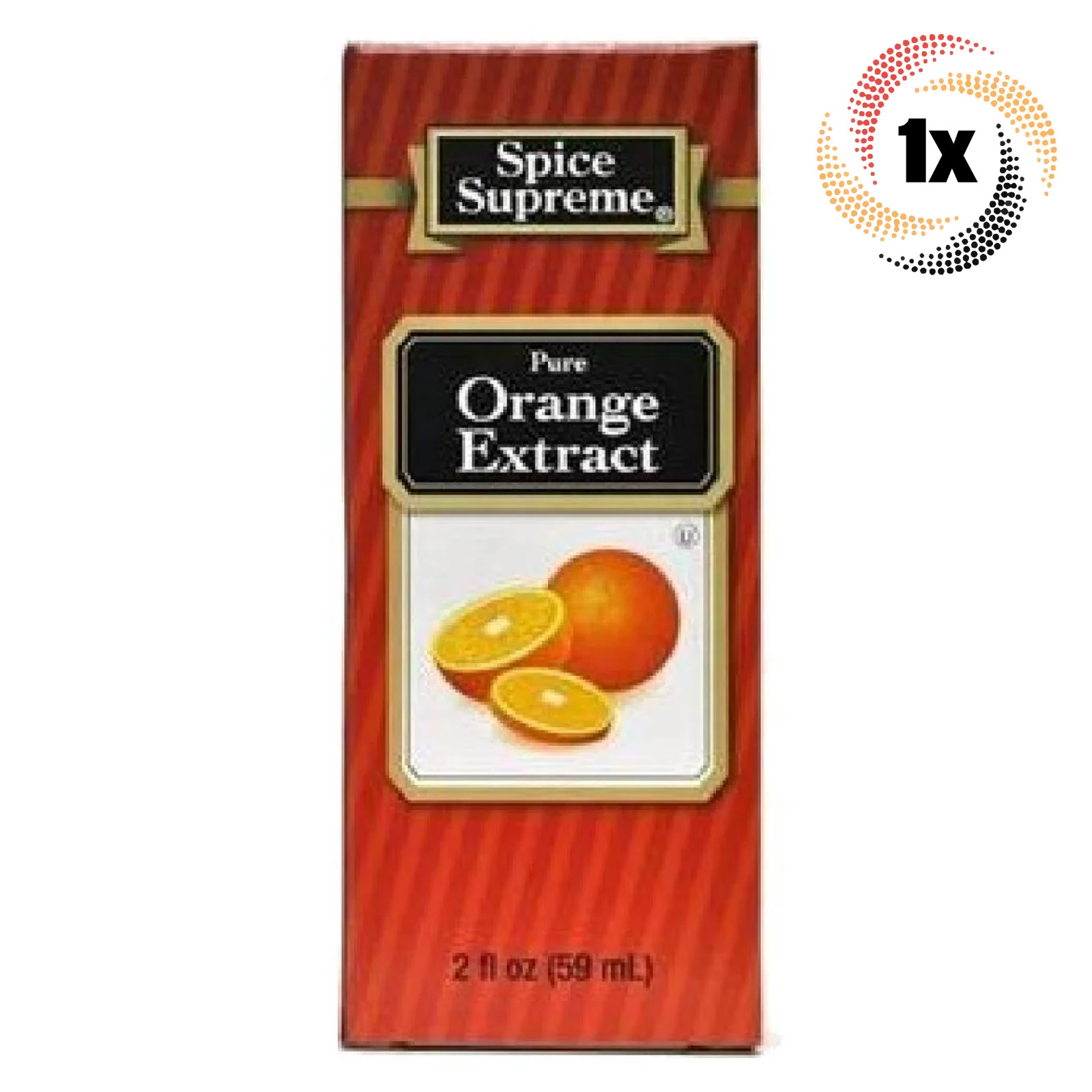 1x Pack Spice Supreme Pure Orange Flavor Extract | 2oz | Fast Shipping
