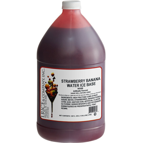 I. Rice 1 Gallon Strawberry Banana Water Ice Base
