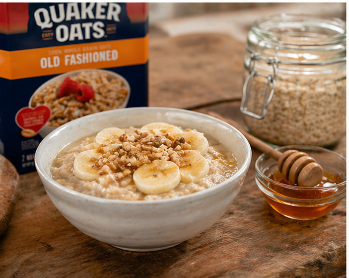 Quaker Old Fashioned Oats Oatmeal – Total 10 lbs – Non-GMO, 100% Whole Grain Oat