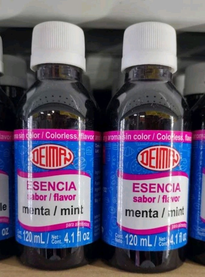 2X DEIMAN MINT MENTA CONCENTRADO ESENCIA Y SABOR – 2 BOTTLES OF 4.1oz (120ml)