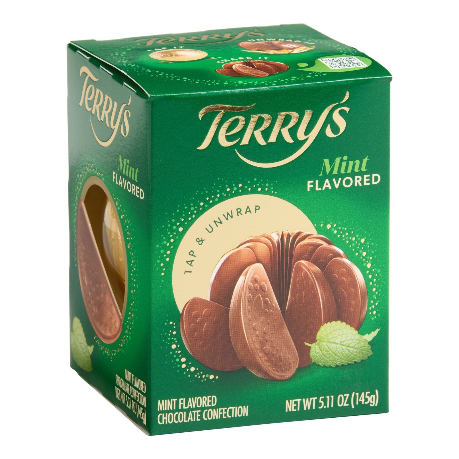 Terry’s Milk Chocolate Natural Mint Splits 20 Orange Sections Candy 5.11oz 2 Pk