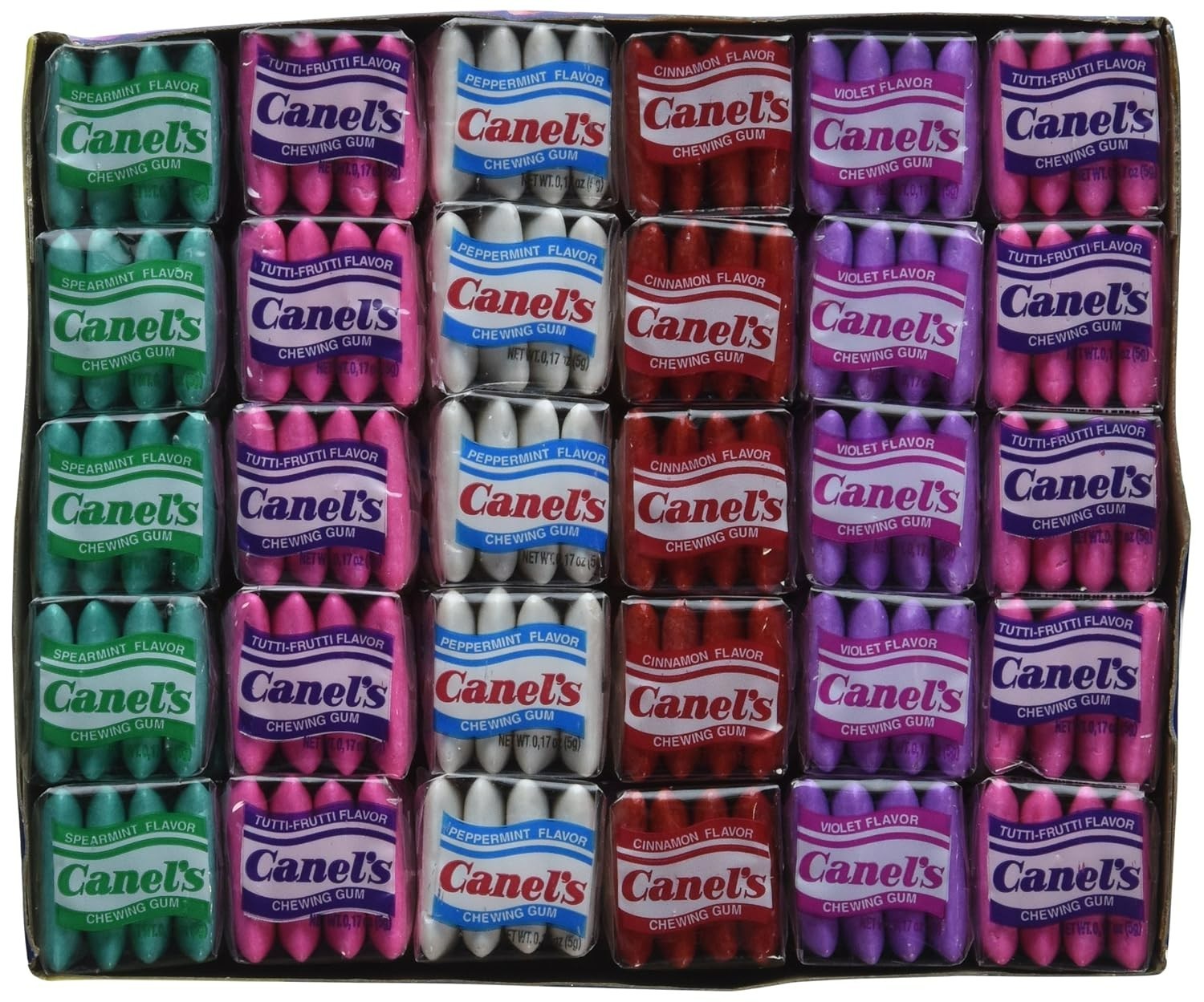 Canels Gum – 60 Count Box of Colorful Chewing Fun for All Ages