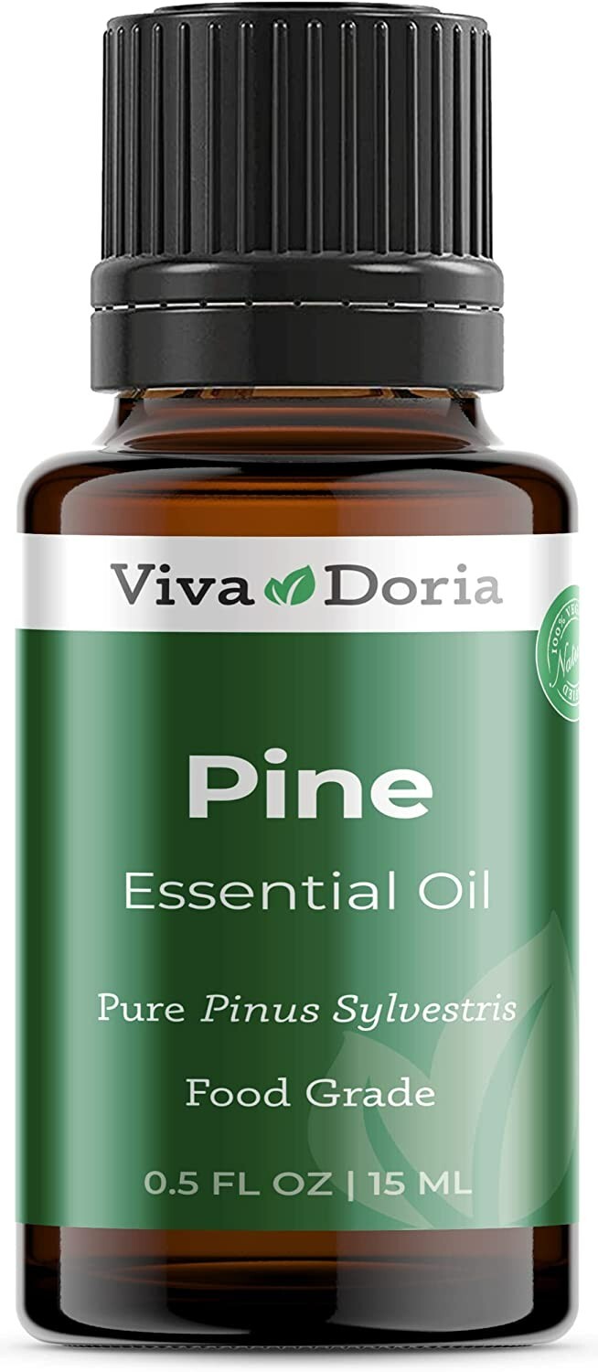 Viva Doria Pure Pine Essential Oil, Food Grade, 0.5 Fl oz