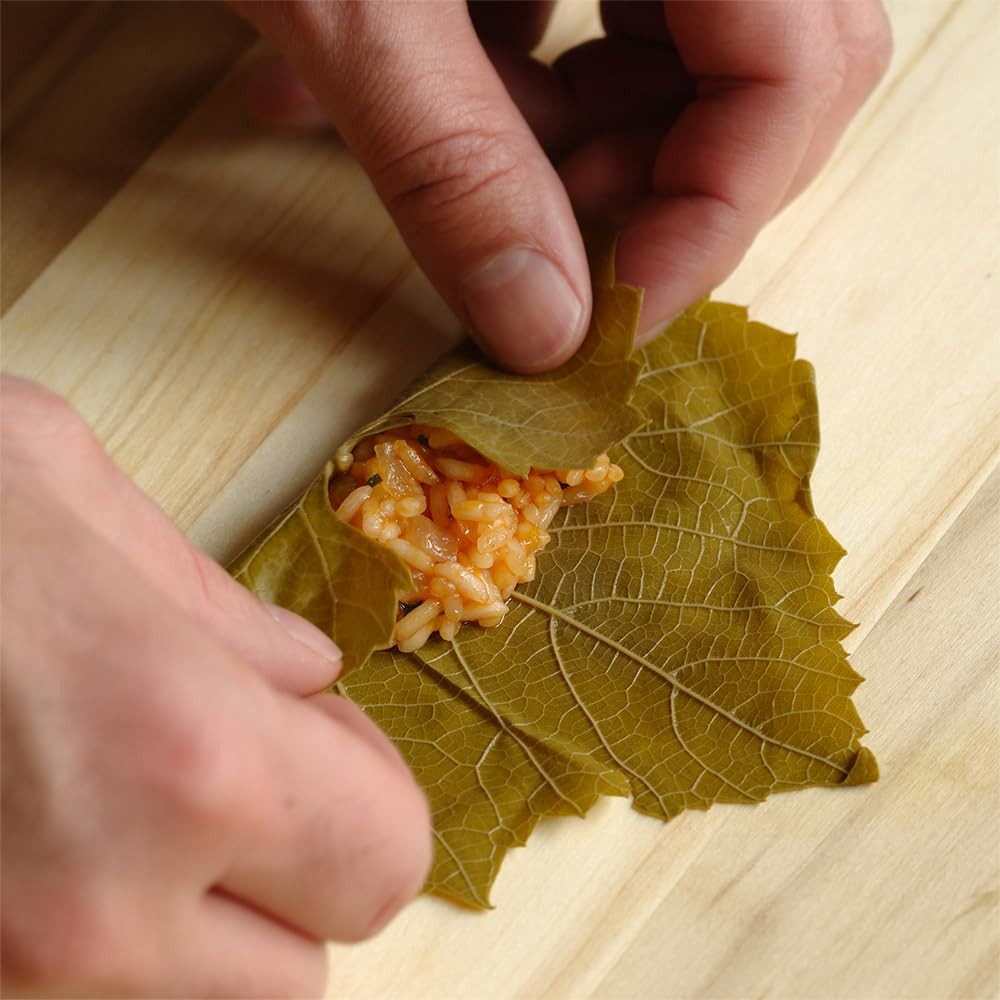 Grape Leaves in a Jar – Gourmet Leaves Premium Quality, 16 Ounces (454 grams)