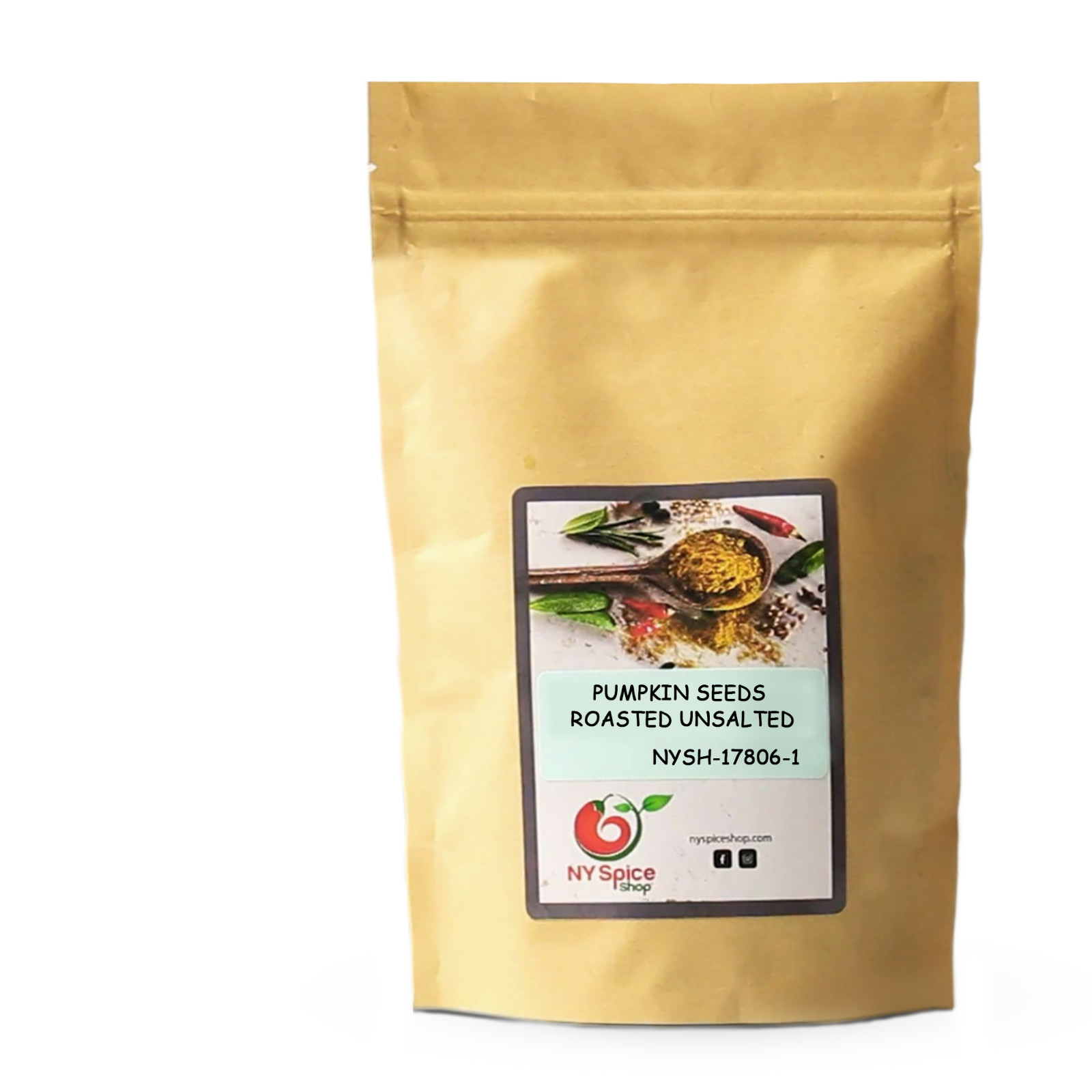 Pumpkin Seeds Roasted & Unsalted in Shell Premium Quality Weight 4oz-5lb