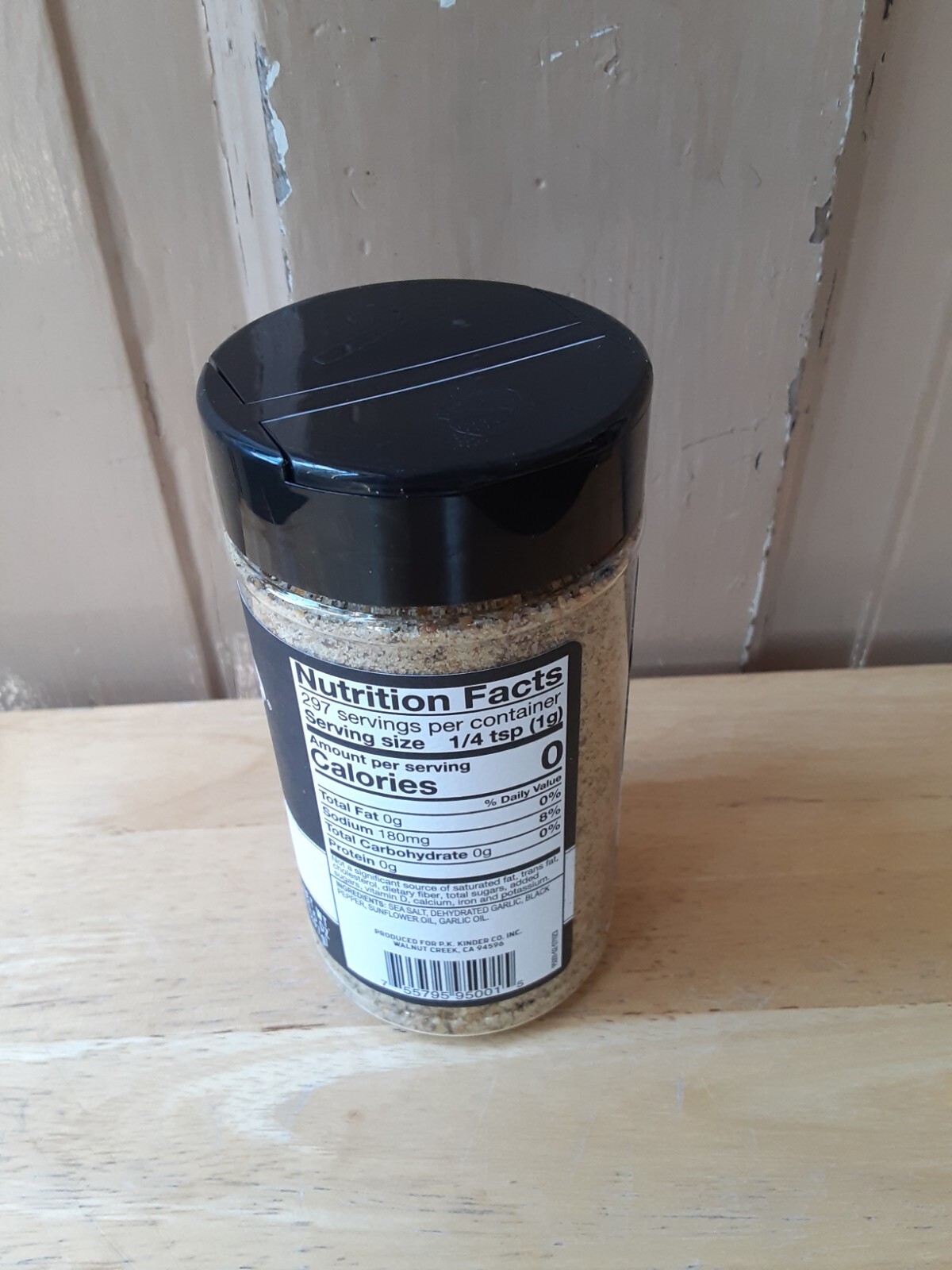 Kinder’s The Blend Salt, Pepper & Garlic Seasoning SEALED EXP. 12-27-27