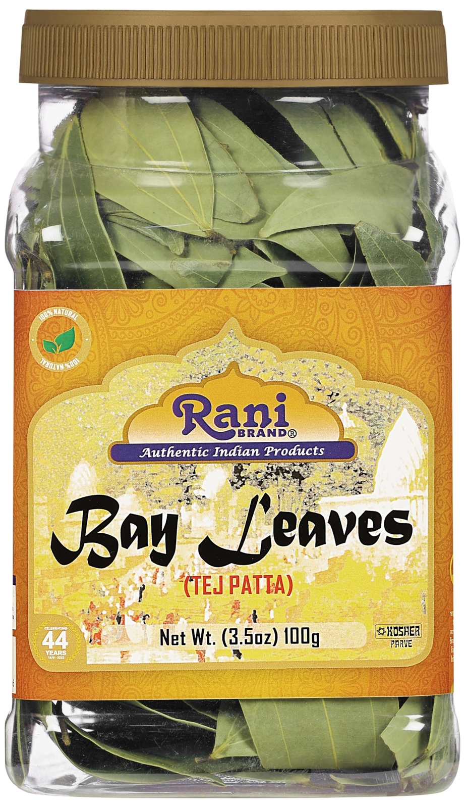 Rani Bay Leaf (Leaves) Whole Spice Hand Selected Extra Large 3.5oz PET Jar