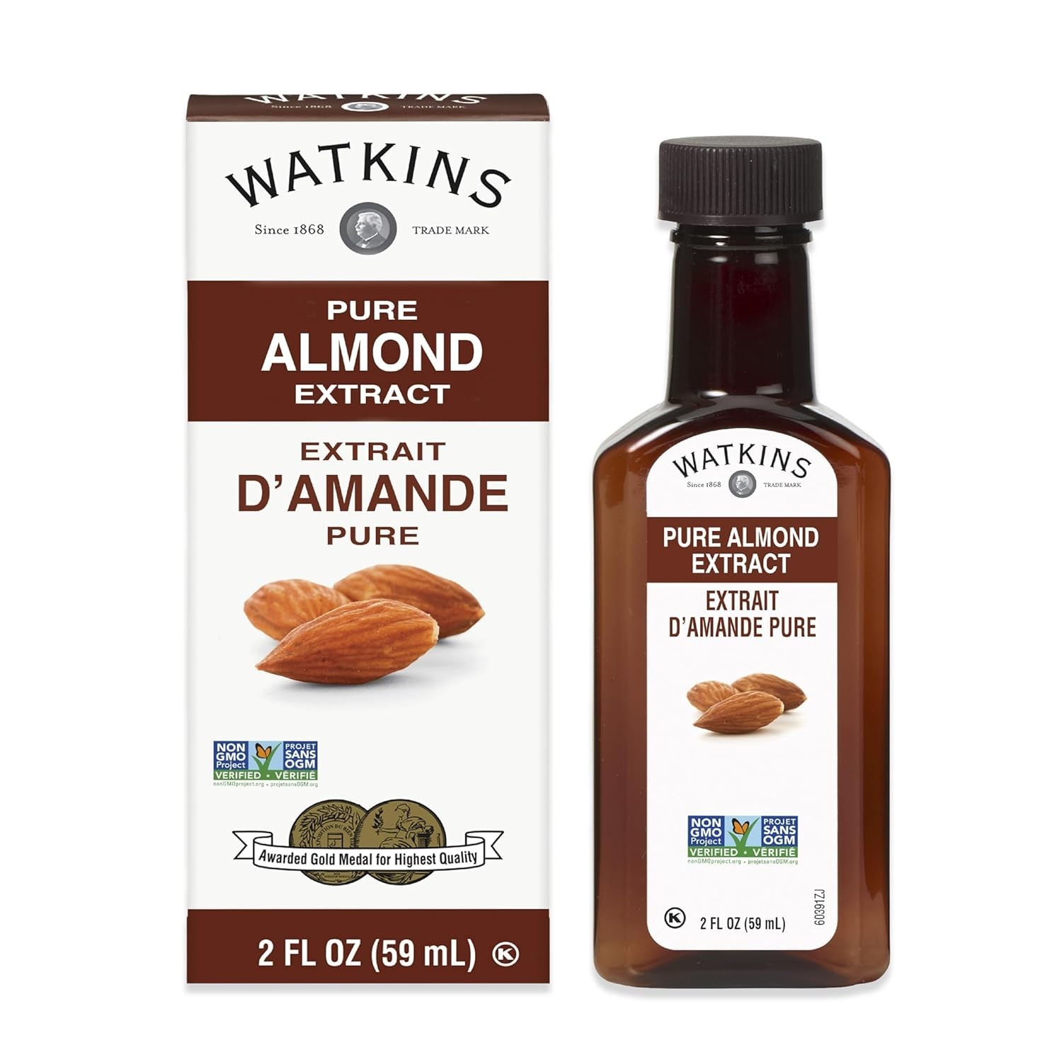 Pure Almond Extract, 2 Fl Oz Pack of 1