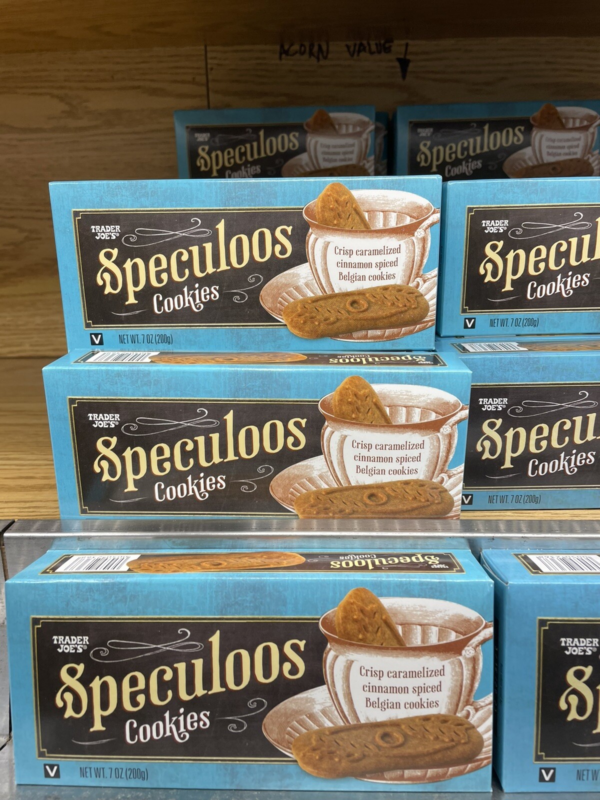 2 Pks Trader Joe’s Speculoos Belgian Cookies Crisp Caramelized 7 oz Each Pack