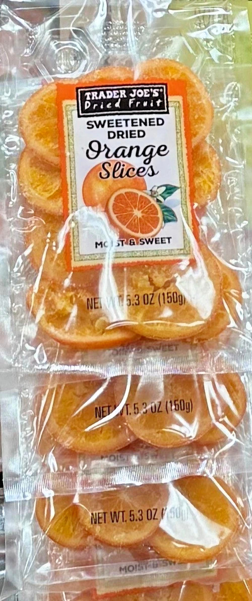 4X Packs Trader Joe’s Sweetened Dried Orange Slices 5.3oz Bag Cocktail Garnish