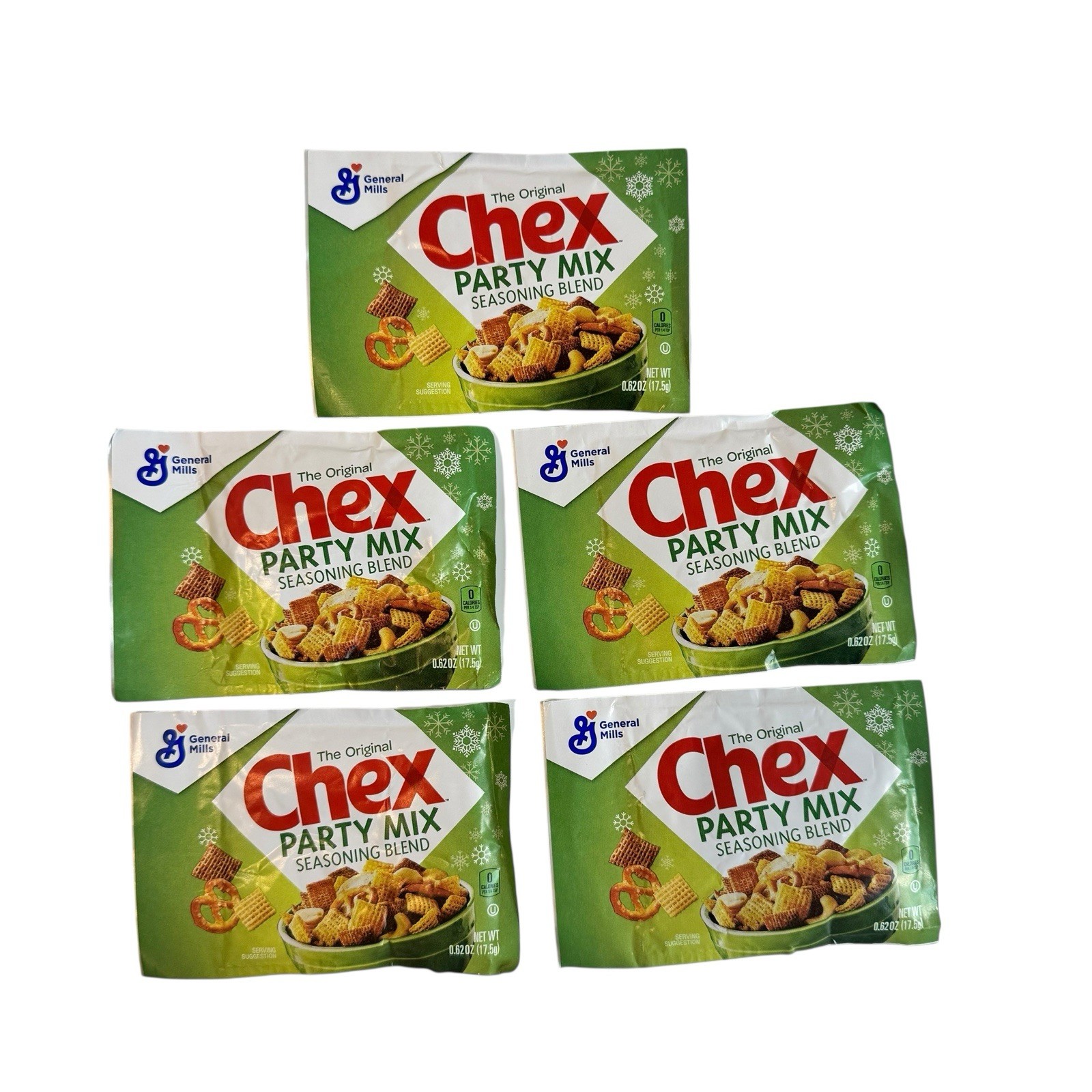 The Original Chex Mix Seasoning Packets Lot of 10 Exp 9/2027 NEW .62oz party