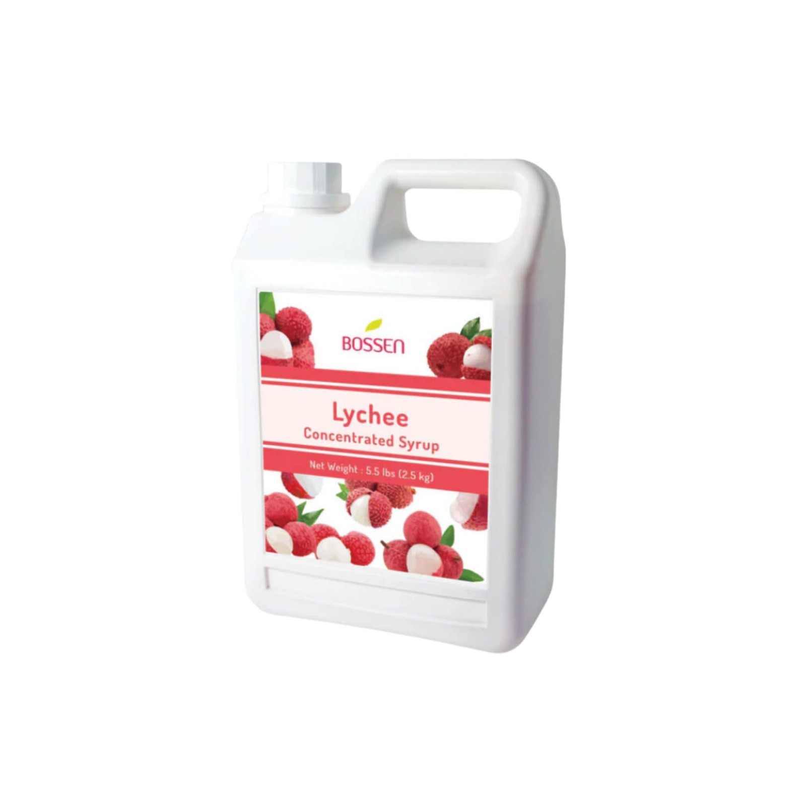 Bossen Concentrated Syrup_5.5 lb (Lychee) 88 Fl Oz (Pack of 1)
