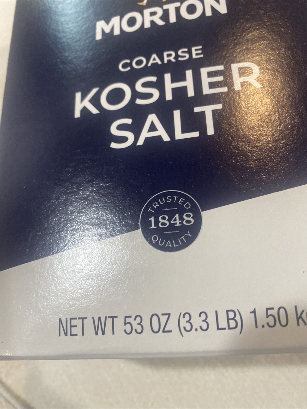 Morton Coarse Kosher Salt – For Everyday Cooking, Grilling, 3lb 5oz