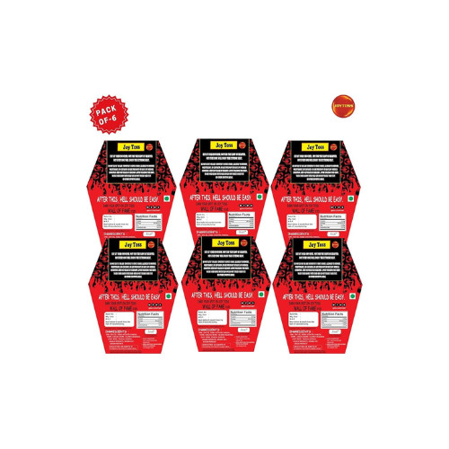 Joytoss Chip Challenge | World’s Hottest Tortilla | Spicy Chip | (Pack of 6)
