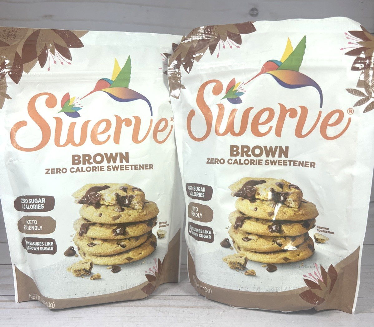 Swerve Brown Sugar Substitute Zero Calorie Sweetener 12oz (2pack) 8/27