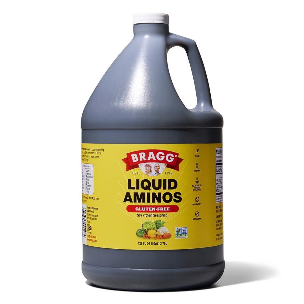 Bragg Liquid Aminos AllPurpose Seasoning 128 fl oz GlutenFree Soy Sauce Alt…